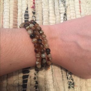 Set of three bracelets